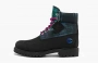 Timberland Heritage Nl Sky 6 Inch Waterproof Boots "Black Nubuck With Print" 