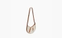 Hermes P'tit Arcon Canvas With Swift Calfskin Shoulder Bag Beige & Gold 