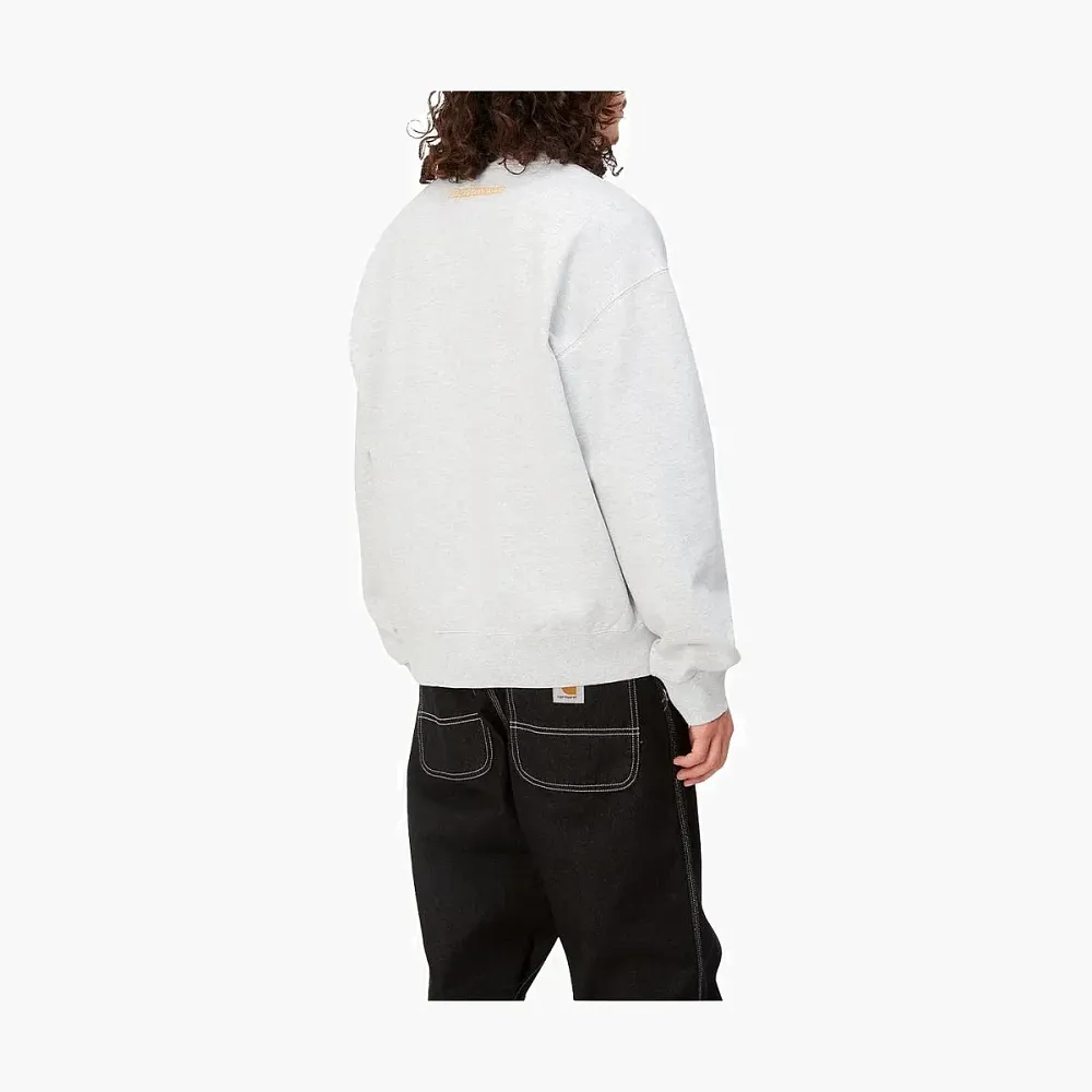 Carhartt WIP Graphic Print Sweatshirt Grey