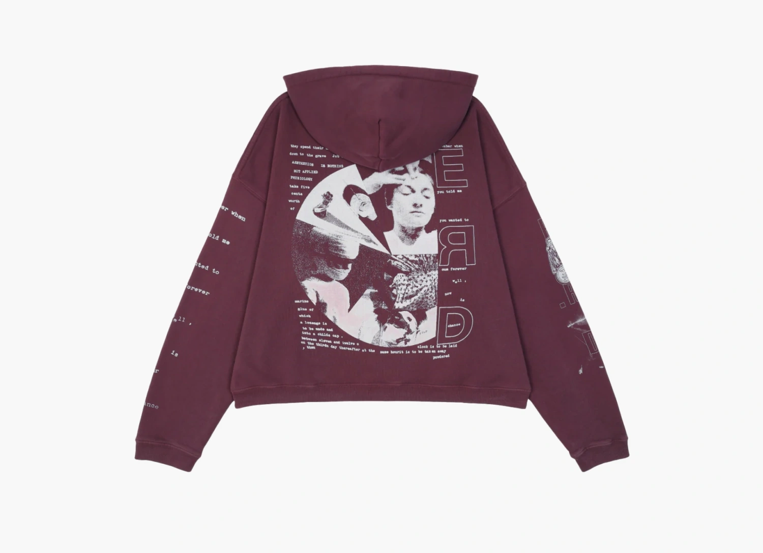 Enfants Riches Deprimes Remember When Hoodie Burgundy 