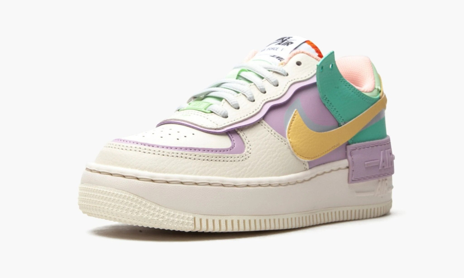 фото Air Force 1 Low Shadow WMNS “Pale Ivory / Pastel Multicolor” (Nike Air Force 1)-CI0919 101