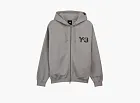 Adidas x Y-3 Logo Zip Hoodie Charcoal Solid Grey