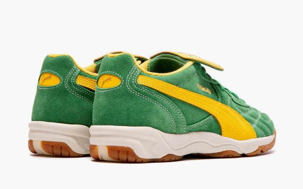 Puma King Indoor Royalty Archive Green Yellow Sizzle 
