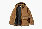Carhartt WIP Munro Puffer Jacket Hamilton Brown    