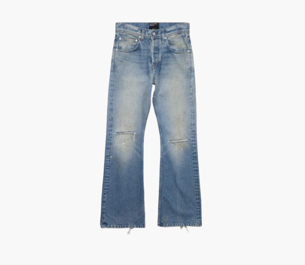 Enfants Riches Déprimés Wider Flare Leg Jeans Blue Wash  Enfants Riches Déprimés Wider Flare Leg Jeans Blue Wash