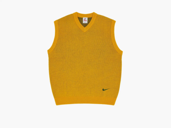 Supreme x Nike Sweater Vest Yellow 