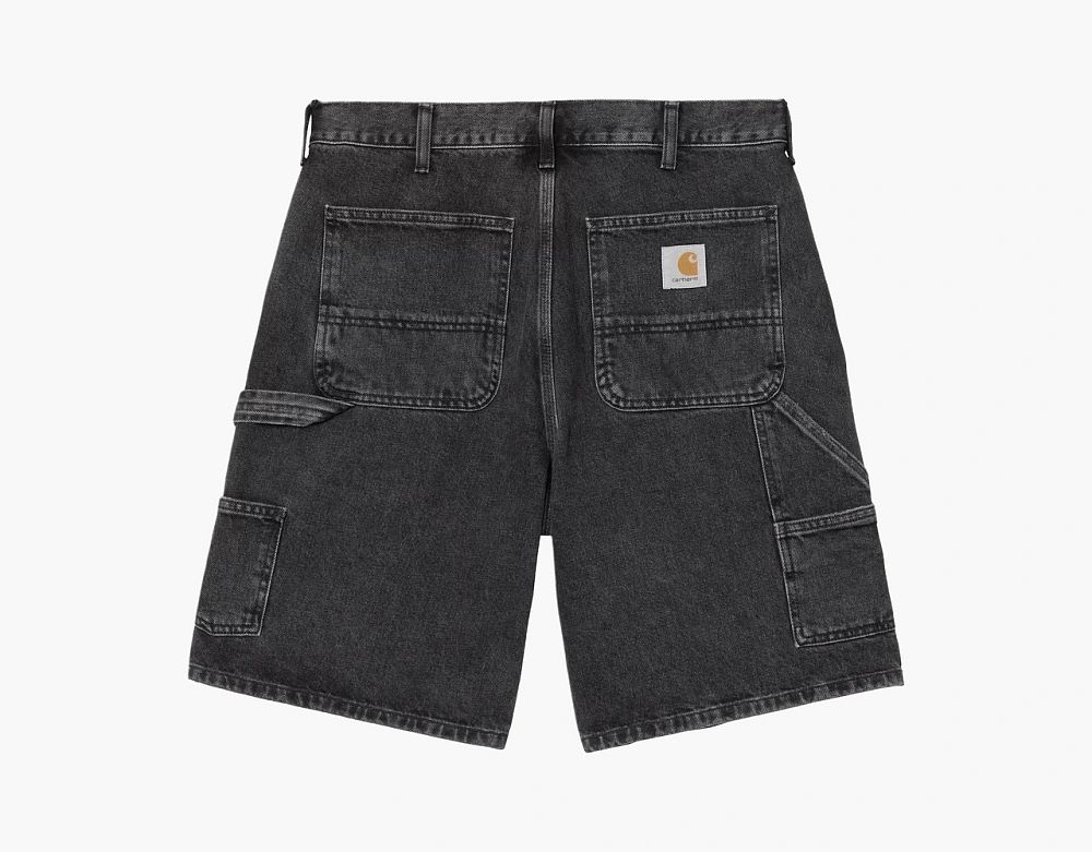 Carhartt WIP Double Knee Short Washed Black
