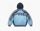 Supreme Hooded Stadium Jacket Blue