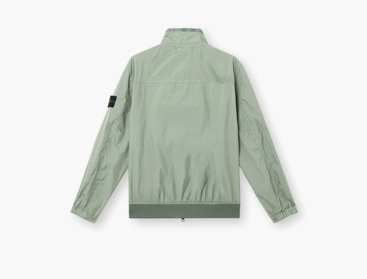 Stone Island Wind-Resistant Jacket with Anti-Drop and Mesh Lining Sage Green 
