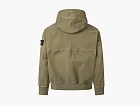 Stone Island Zip-Up Hooded Jacket Military Green