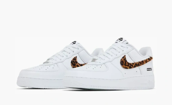 Supreme x GOODENOUGH x Air Force 1 Low White Cheetah Print 