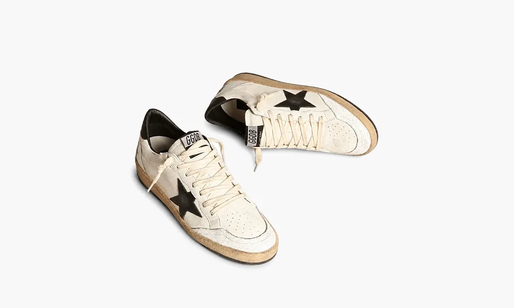 Golden Goose Ball Star WMNS White Black