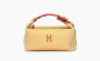 HERMES Bride a Brac Wool Storage Bags "Light Yellow" 