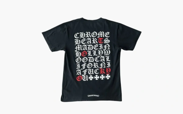 Chrome Hearts Tokyo Exclusive Eyechart T-Shirt Black 
