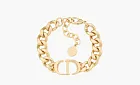 Dior Metal Bracelets WMNS Gold CD Medallion