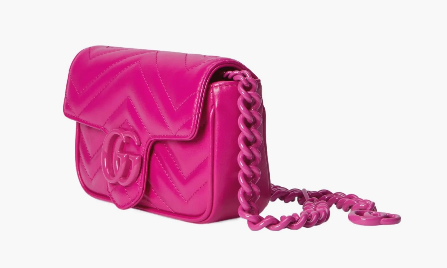 Gucci Gg Marmont Belt Bag Pink 