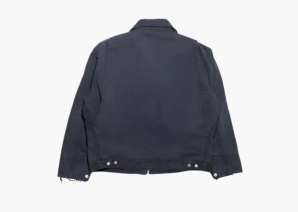 Enfants Riches Déprimés Logo Distressed Work Jacket Faded Black