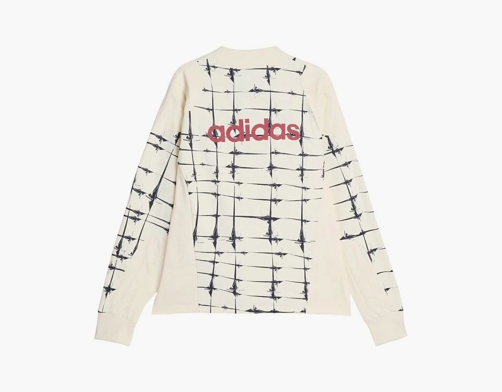 Adidas Originals x Thug Club Goalie T-Shirt Long Sleeve Cream White