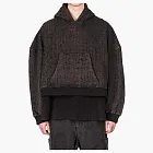 ARNODEFRANCE Broken Loop Hoodie Brown
