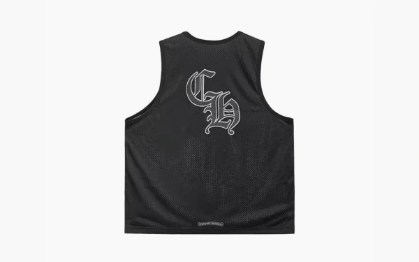 Chrome Hearts Sports Mesh Reversible Basketball Jersey Black 