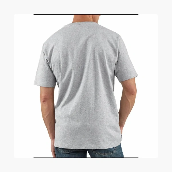 Carhartt K84 LOOSE FIT HEAVYWEIGHT SHORT-SLEEVE POCKET HENLEY T-SHIRT LogoT 