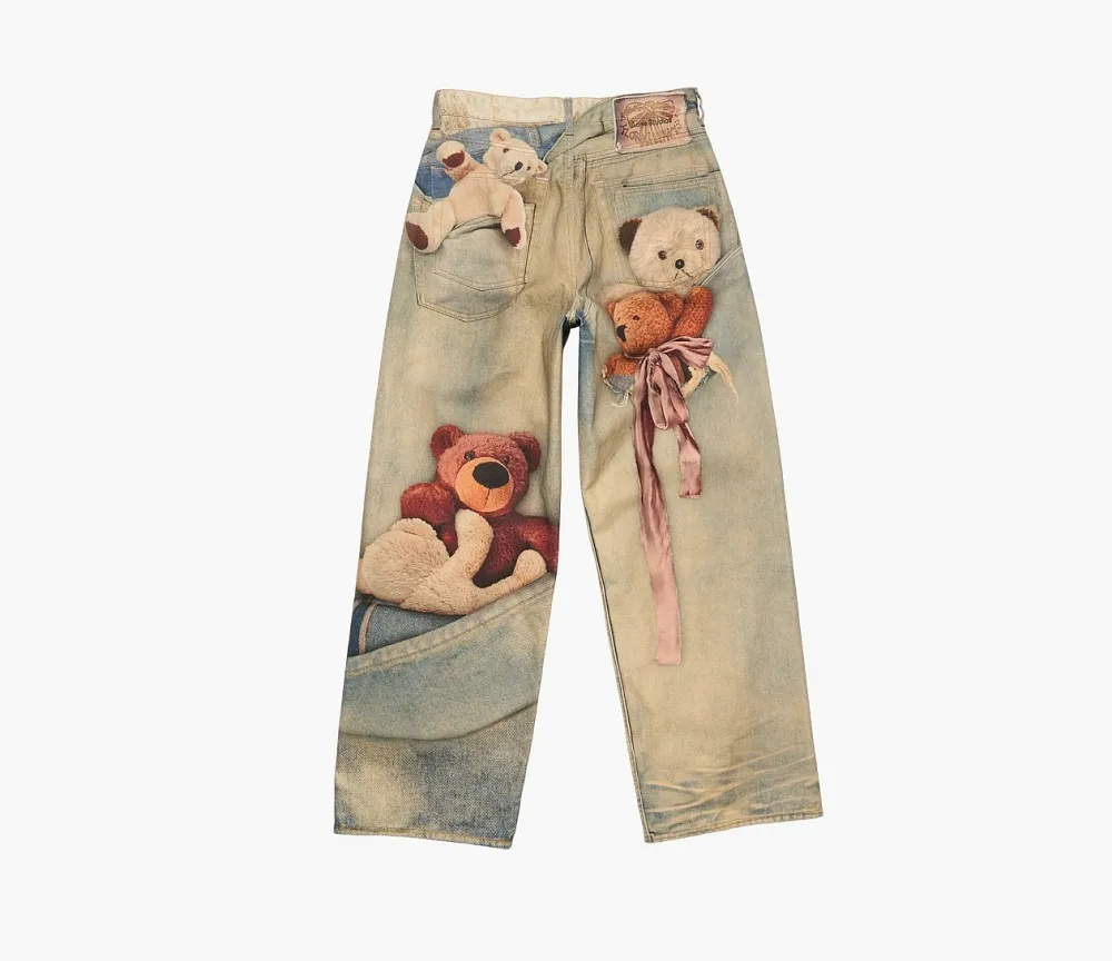 Acne Studios 1981 Loose Fit Jeans Mid Blue
