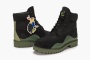 Timberland Heritage 6 Inch Waterproof Boot "Black Nubuck with Green" 