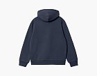 Carhartt WIP Hooded Carhartt Sweatshirt Navy Red