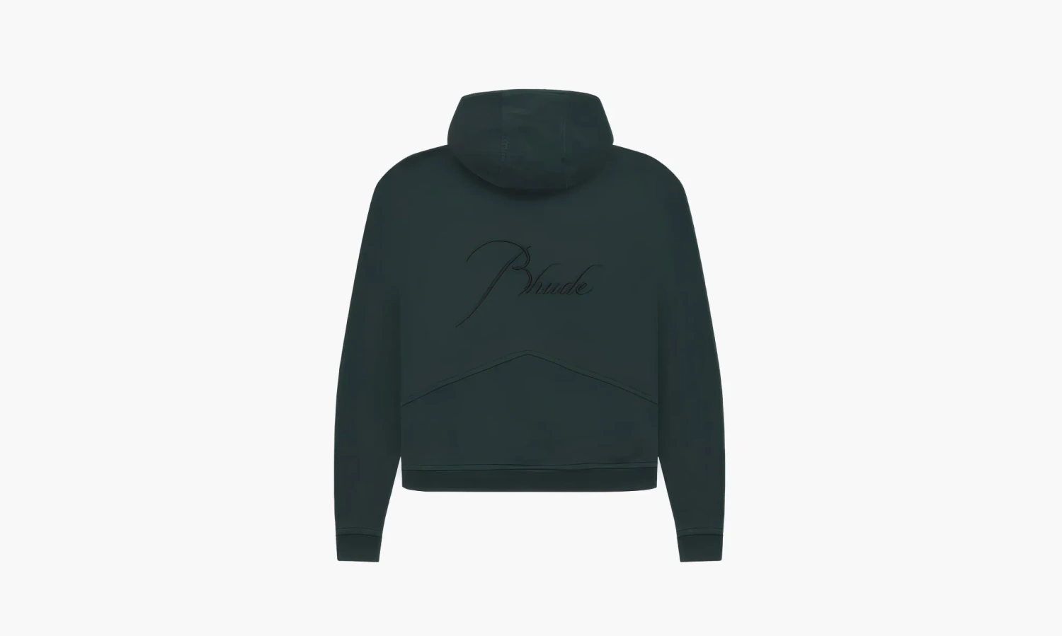 RHUDE Full Zip Hoodie Emerald Green 