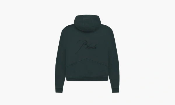 RHUDE Full Zip Hoodie Emerald Green  RHUDE Full Zip Hoodie Emerald Green