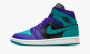 фото Air Jordan 1 Mid WMNS "Black Grape" (Air Jordan 1)-BQ6472 502