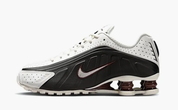 Nike Shox R4 Wmns Sail Fauna Brown Cream 