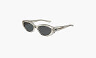 Gentle Monster Plate And Metal Oval Eye-Protective Closures Unisex Transparent