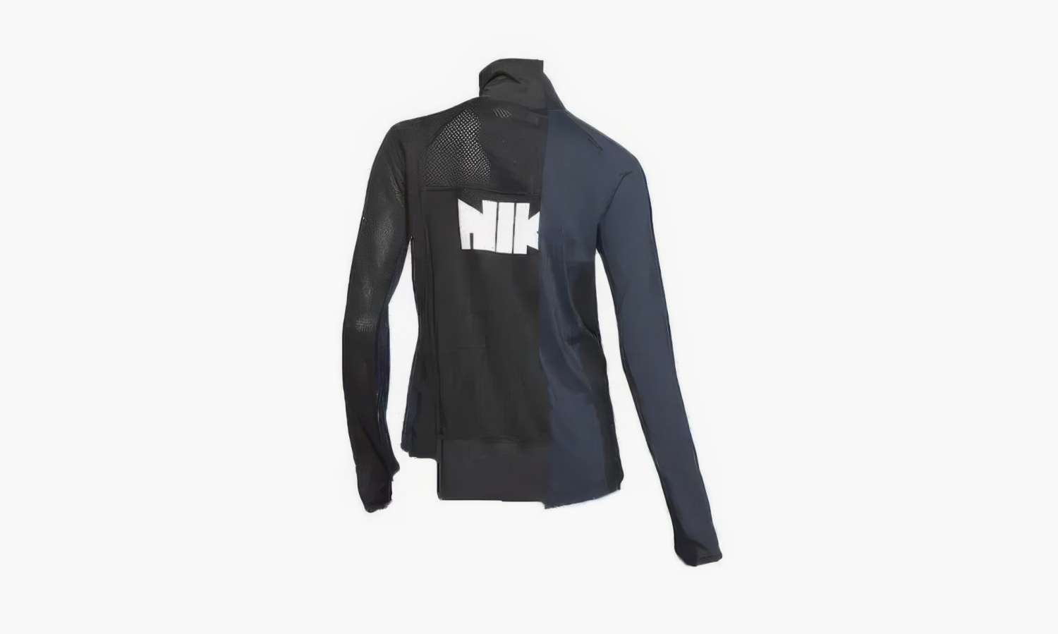 Nike X Sacai Half Zip Jacket WMNS "Dark Obsidian" 