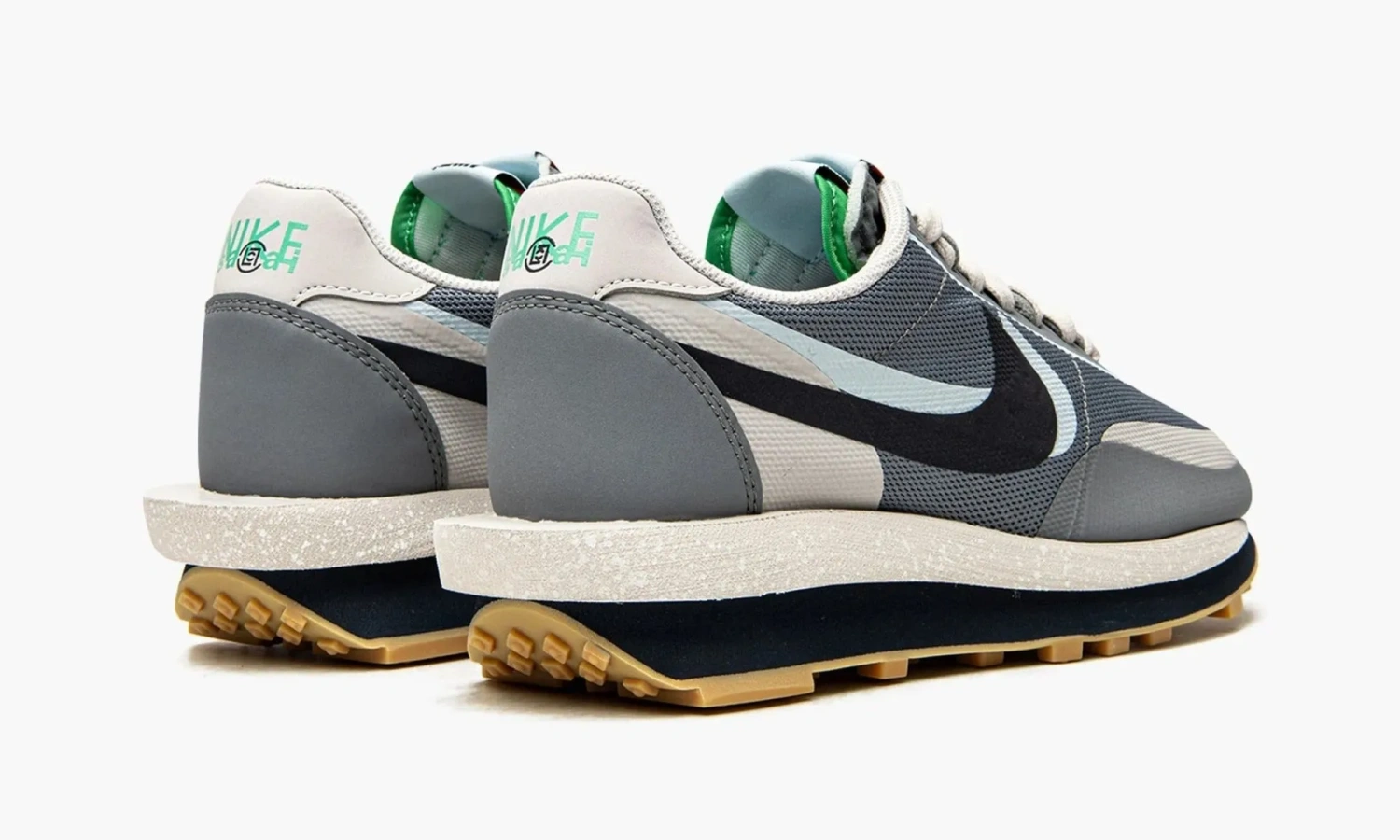 Nike Ldwaffle Sacai X Clot Kiss Of Death 2 Cool Grey 