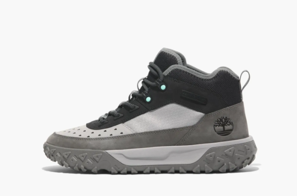 Timberland GreenStride Motion 6 Mid Lace-Up Hiking Boot Medium Grey Nubuck 