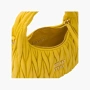 Miu Miu Matelasse Nappa Leather Mini Hobo Bag "Sunny Yellow" 