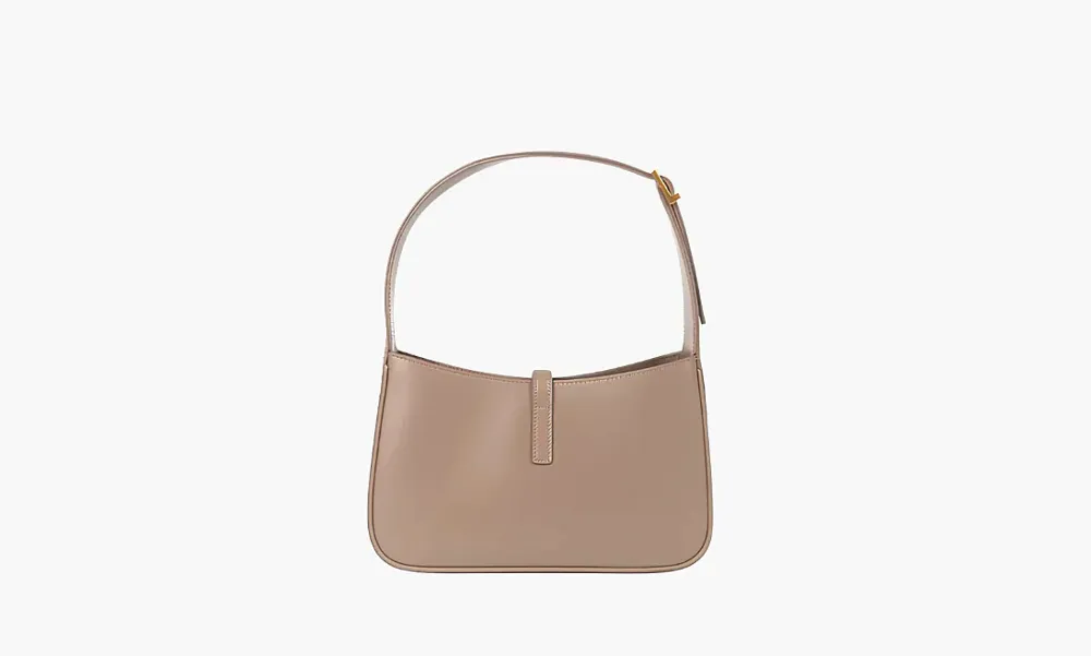 Saint Laurent Le 5 A 7 Monogram Hobo Bag Taupe