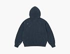 Supreme x MM6 Maison Margiela Box Zip Up Hooded Sweatshirt Navy