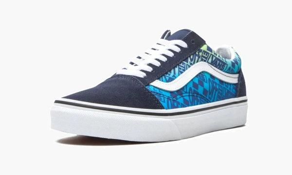Vans Old Skool Off The Wall Logos - Blue 