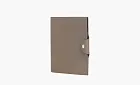 HERMES Togo Calfskin Storage Bag Unisex Brown