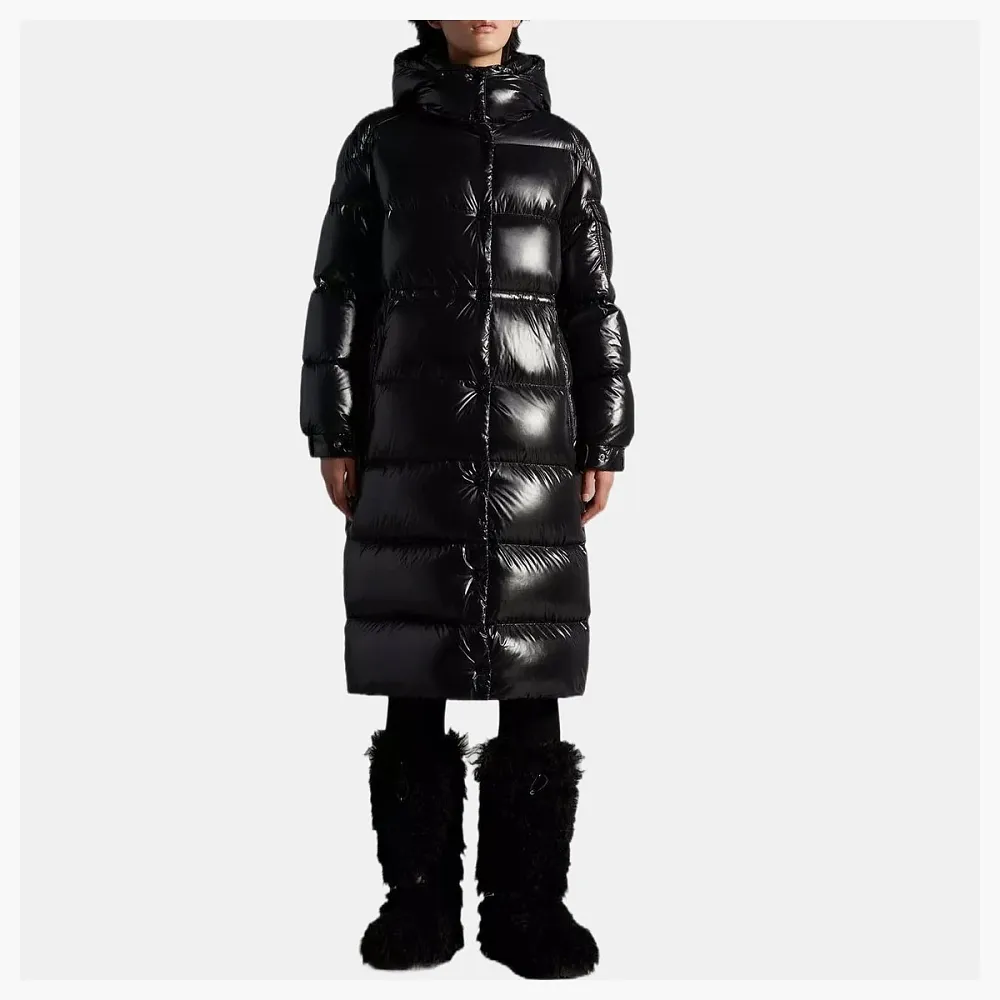 Moncler Cavettaz Long Down Jacket WMNS Black