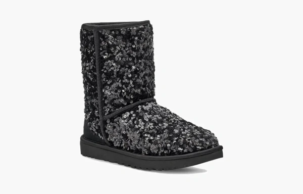 Wmns Classic Short Chunky 'Sequin - Black'  Wmns Classic Short Chunky 'Sequin - Black'