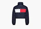 Tommy Jeans Back Graphic Alaska Down Puffer Jacket Dark Night Navy