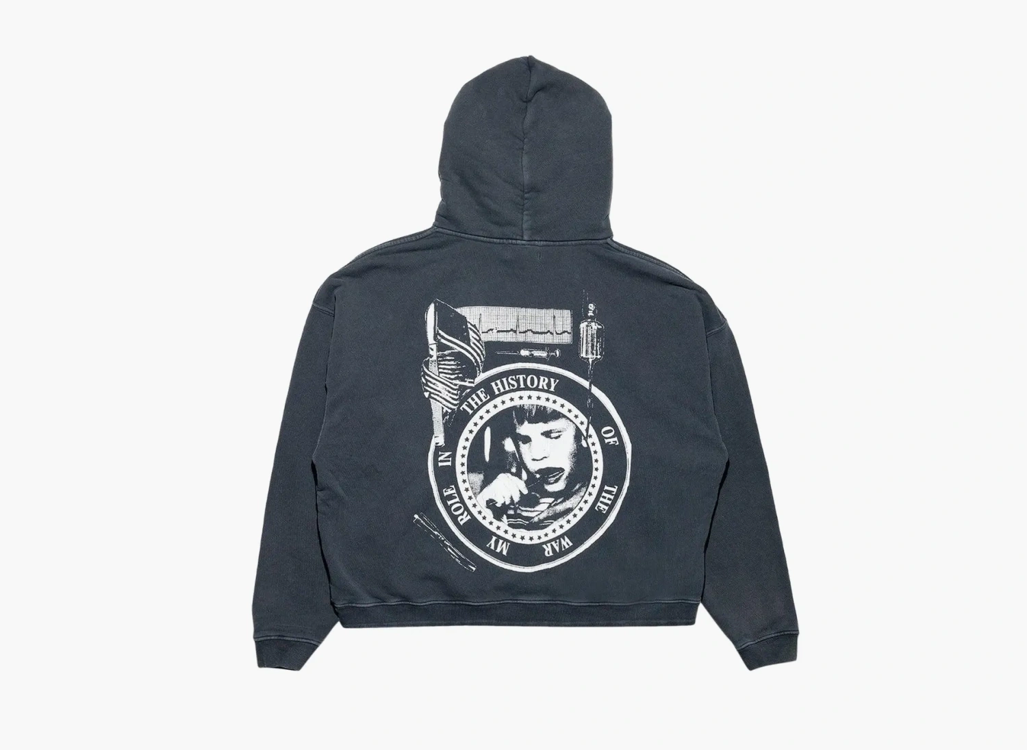 Enfants Riches Déprimés My Role In The War Hoodie Charcoal 