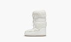 Moon Boot Icon Faux Fur White
