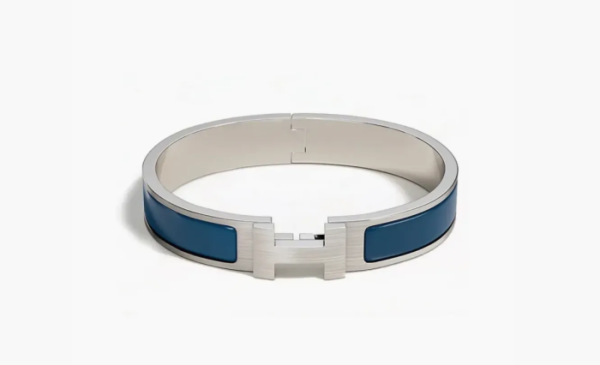 Hermès Bracelets and Cufflinks for Men Silver/Blue 