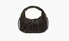 Miu Miu Wander Matelasse Nappa Leather Hobo Bag Sand / Coffee