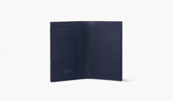 Louis Vuitton Passport Cover Monogram Navy Blue 