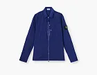 Stone Island Nylon Metal In Econyl Overshirt with Pocket and Two-Way Zip Navy